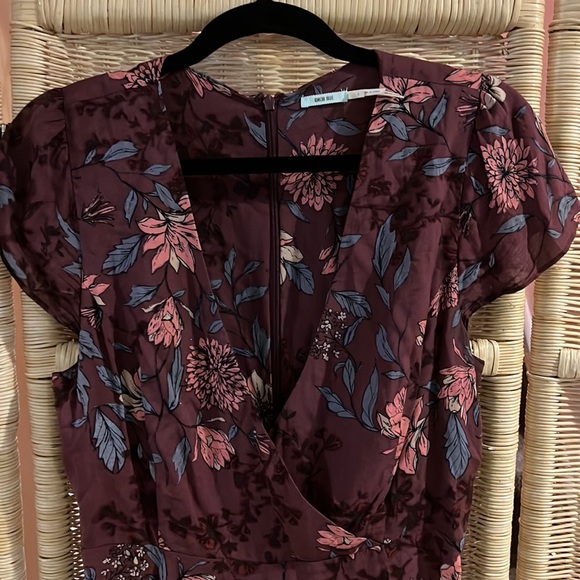 Kimchi Blue Floral Plum Romper - Picture 4 of 5